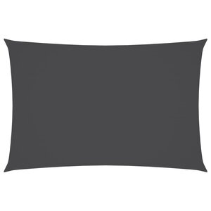 vidaXL Voile de parasol Tissu Oxford rectangulaire 5x7 m Anthracite