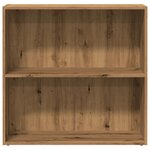 vidaXL Bibliothèque chêne artisanal 80x30x77 cm bois d'ingénierie