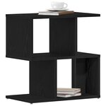 vidaXL Cabinet de chevet Chêne noir 50 x 30 x 51 5 cm