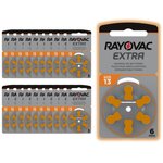 120 piles auditives rayovac 13  20 plaquettes