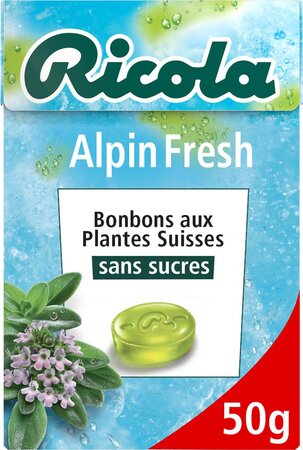 Ricola Bonbons Alpin Fresh s/sucres