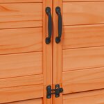 vidaXL Abri de jardin Marron 106 5 x 56 x 176 cm Bois de Sapin Massif
