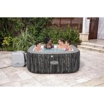 BESTWAY Spa gonflable Majorca Hydrojet Pro™ - 4 a 6 personnes - Carré - 140 jets d'air - 8 jets d'eau - 180 x 71 cm