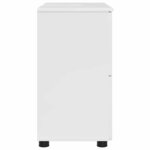 vidaXL Cabinet de salle de bain Blanc brillant 76 5 x 35 x 64 cm