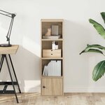vidaXL Bibliothèque chêne sonoma 31x24x102 cm bois d'ingénierie