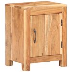 vidaXL Table de chevet 40x30x50 cm Bois d'acacia massif