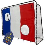 Best Sporting 11053-11061 - But de football 213 x 152 x 76 cm en noir avec cible de tir "France"