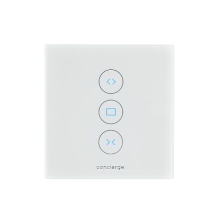 Concierge Montmartre - Interrupteur blanc connecté au Wi-Fi (pilotage de volets roulants motorisés)