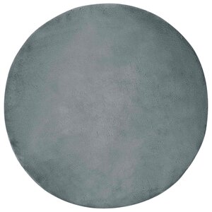 vidaXL Tapis en Fourrure Synthétique de Lapin Olite Anthracite