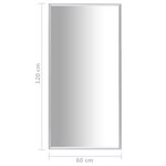 vidaXL Miroir Argenté 120x60 cm