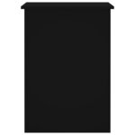 vidaXL Bureau Noir 100x55x75 cm Bois d'ingénierie