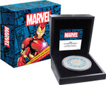Pièce de monnaie en Argent g 155.5 (5 oz) Millésime 2023 IRON MAN ARC REACTOR