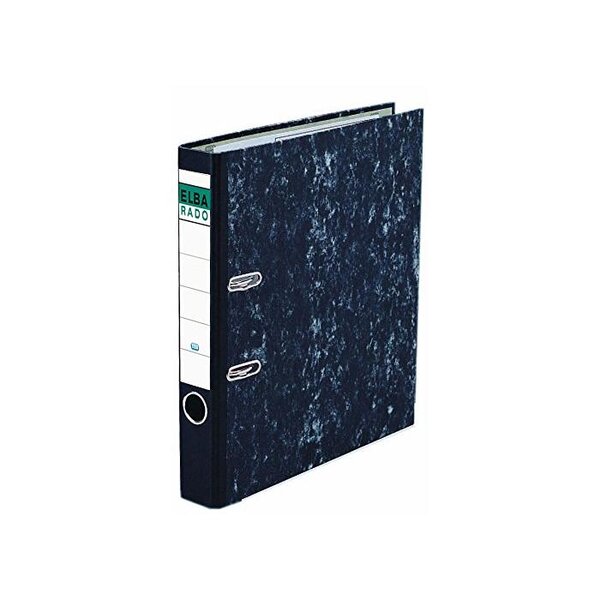 classeur rado papier marbré largeur de dos: 80 mm jaune ELBA