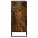 vidaXL Buffet chêne fumé 68x35x76 cm bois d'ingénierie