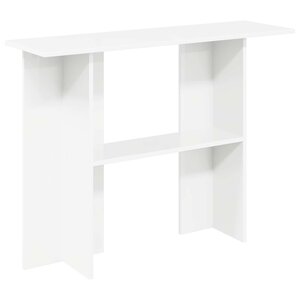vidaXL Table console Blanc 100 x 30 x 75 cm Bois d'ingénierie
