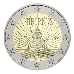 2 euros commémorative Irlande 2016 - Hibernia.