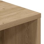 vidaXL Buffet Chêne artisanal 88 5 x 29 x 84 5 cm
