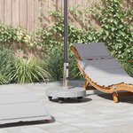 vidaXL Pied de parasol Gris 45 x 45 x 45 cm Granite