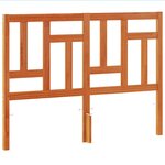 vidaXL Tête de lit cire marron 140 cm bois massif de pin