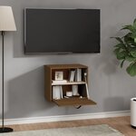 vidaXL Armoire murale Marron miel 40x30x35 cm Bois de pin massif