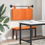 vidaXL Tête de lit suspendue Orange Tissu en velours côtelé