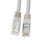 CONTINENTAL EDISON Câble RJ45 cat.6 blindé FTP 2m