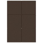 vidaXL Canapé-lit pliable 140 x 67 x 15 cm Taupe