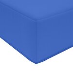 vidaXL Coussin de canapé d'extérieur Polyester Bleu royal 80 x 80 cm