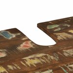 vidaXL Cabinet pour lavabo Marron Bois massif de récupération