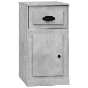 vidaXL Armoire latérale avec tiroir gris béton 40x50x75 cm
