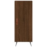 vidaXL Buffet Chêne marron 34 5x34x90 cm Bois d'ingénierie