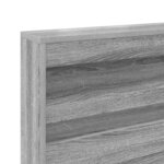 vidaXL Tête de lit de rangement Gris Sonoma 160 cm Bois d'ingénierie