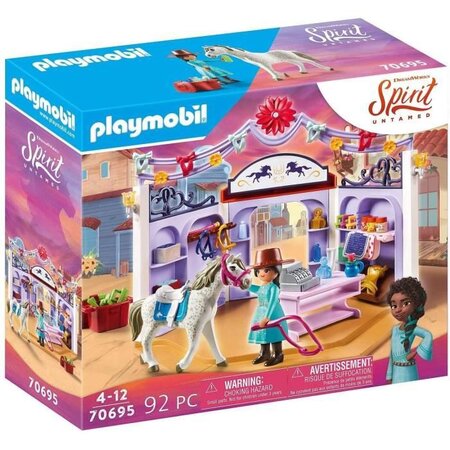 Playmobil - 70695 - boutique d'équitation de miradero