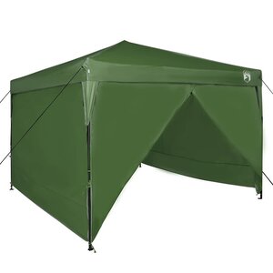 vidaXL Tente à auvent pop-up Vert 300 x 300 cm tissu