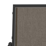 vidaXL Chaises oscillantes de jardin lot de 2 marron 61x76x87 cm