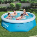 Bestway piscine gonflable fast set rond 244 x 66 cm 57265