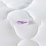 vidaXL Matelas avec Couche de Coco Blanc 160 x 80 cm Mousse PU