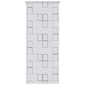 vidaXL Store roulant de douche 80x240 cm Carré