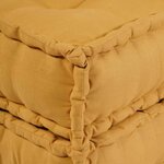 vidaXL Canapé modulaire jaune 70x70x54 tissu