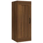 vidaXL Armoire suspendue Chêne marron 35x34x90 cm Bois d'ingénierie