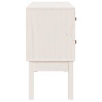 vidaXL Armoire console Blanc 90x40x78 cm Bois de pin solide