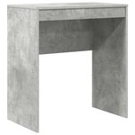 vidaXL Bureau avec rangement 2 Pièces Gris béton 70 x 40 x 76 cm