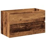 vidaXL Ensemble de meubles salle de bain bois d'ingénierie