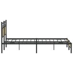 vidaXL Cadre de lit sans matelas chêne sonoma 183x203 cm