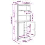 vidaXL Ensemble de meubles de rangement Marron Bois d'ingénierie