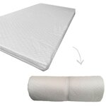 Matelas de voyage 120x60x5 cm bambou
