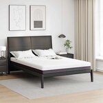 vidaXL Matelas Blanc  Gris 140 x 200 cm Mousse