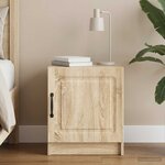vidaXL Cabinet de chevet Chêne Sonoma 43 x 34 5 x 47 cm