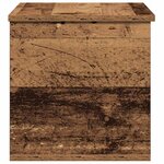 vidaXL Boîte de Rangement avec stockage Bois ancien 60 x 35 x 35 cm