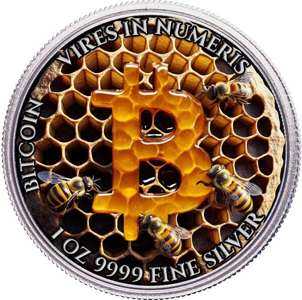 Pièce de monnaie en Argent 2 Dollars g 31.1 (1 oz) Millésime 2024 BEE